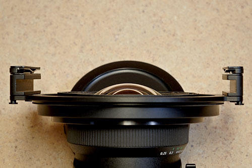 Figure 8: Lee SW150 Attached to a Canon TS-E 17
