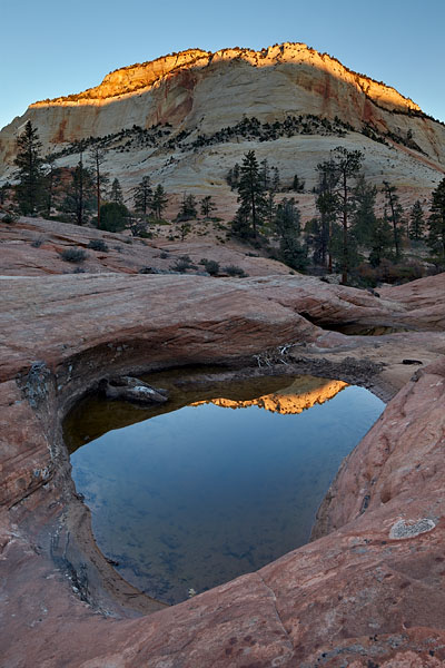 Pool At Dawn (Shot Wide)