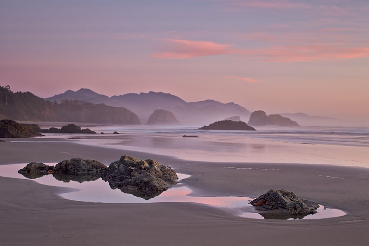 Rocks At Sunset