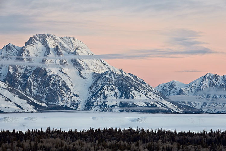Mt. Moran at Dawn